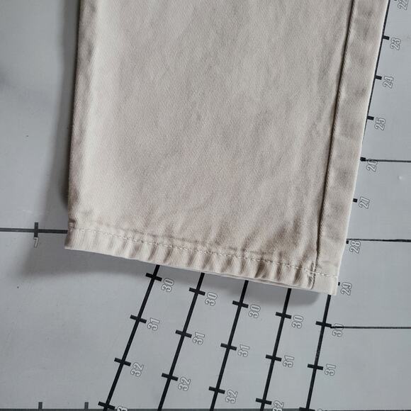 Vintage Y2K Cappopera Jeans Womens 32 White Cream High Waist Made in Italy - Picture 9 of 9